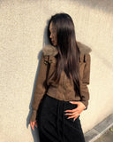 Rubin Corduroy Brushed Long Skirt