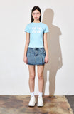AubeA ABA Star Ribbon Half T-shirt