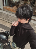Id cut half zip-up muscle tee