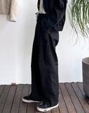 Matte wide denim