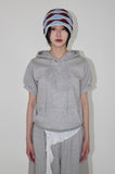 DOUBLE ♡ HALF HOOD T