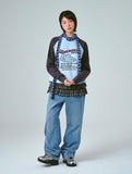 THB CLUB Vintage Raglan Long Sleeve T-Shirt