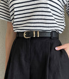 Gasseled Gold Buckle Belt