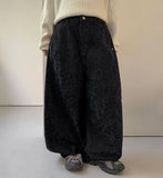 [Unisex] Genniro Camo Cut Balloon Wide Pants