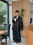 Delti Over Leather Jacket