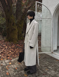 Melfis double maxi wool coat