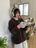 [unisex] Tipony Alpaca Round Over Wool Knit Cardigan