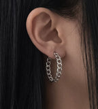 Chain detail earrings