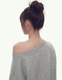 TAKE ME One-Shoulder Sweatshirt