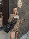 Leff printed oversized fit long sleeves