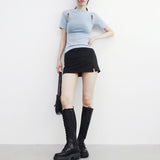 Komon slit short skirt pants