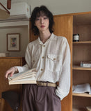 Orz Crochet Over Shirt