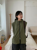 [Unisex] Colline Layered Nylon Hood Vest