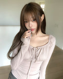 Rico Shirred Balloon Long Sleeve