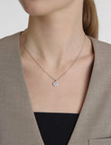 Essence Silver (W) Moissanite Eclat Necklace