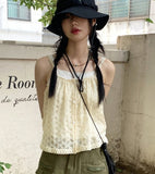 Chuti Vintage See-through Lace Bustier Sleeveless