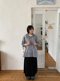 [unisex] Vults Vintage Over Check Hood Shirt