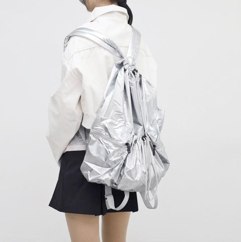 【NONCODE】Lulian String Pocket Backpack NONCODE(ノンコード) - ルリアンストリングポケットリュック