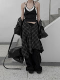 Senb Lace Layered Halter Sleeveless
