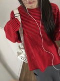 [unisex] Kaoli Stripe Long Sleeve Tee