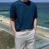Boucle round knit