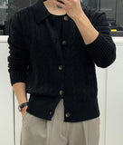 Bez Collar Cable Cardigan