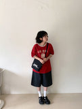 [unisex] Ensert Printed Ringer Over Short Sleeve T-shirt