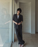 Made linen half blazer