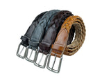 Square buckle mesh belt