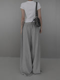 Tie Maxi Wide Sweatpants