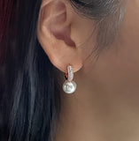 Levna Cubic Pearl Earrings