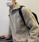 Koi half zip-up knit