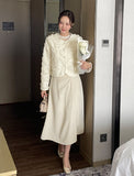Roseming Flower Short Cardigan Jacket