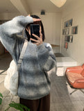 [unisex] Hawkin hairy gradient wool knit