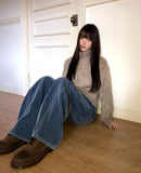 Soin Mink Fur Zip-Up Jumper