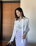 Roan Drape Shirring Blouse