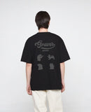 Baseball 2 4 Animal Back Logo Short Sleeve Tee