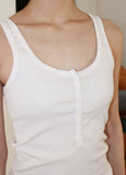 BUTTON GOLGI SLEEVELESS