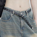Trea eyelet keyring belt