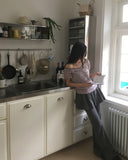 Butting Shirring V-neck Short Sleeve T-shirt