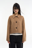 Little handmade cashmere short jacket