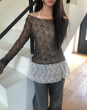 Shuhin Layered Lace Knit