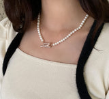 Mora Cubic Freshwater Pearl Necklace