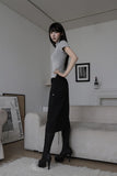 Hats Line Midi Skirt