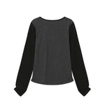 Henley neck long sleeves