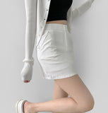 Tight Banding H-line Cotton Skirt Pants