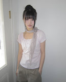 Yotsu Puff Short Sleeve Blouse