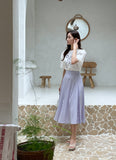 Feud Flared Banding Long Skirt