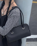 Lentz leather square shoulder bag
