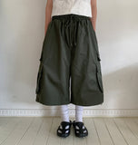 [unisex] Iltit Cargo Banding Bermuda Pants